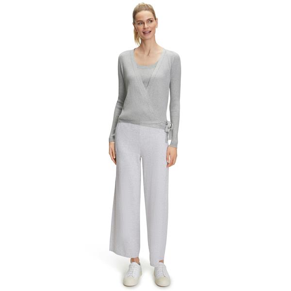Ženska jopa FALKE Yoga Wickeljacke w light grey