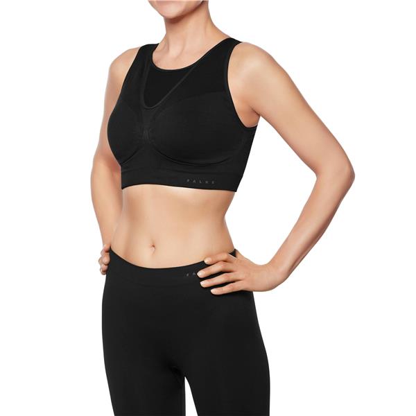Ženski top - nederček FALKE Bra Top CUP C/D black