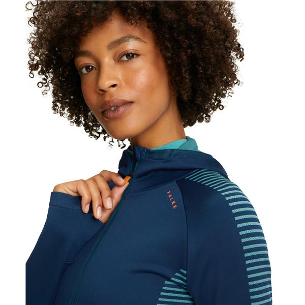 Ženski zgornji del FALKE Women Jacket lagoon