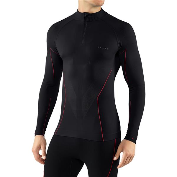 Moška majica W Zip Shirt Tight m black-fuego