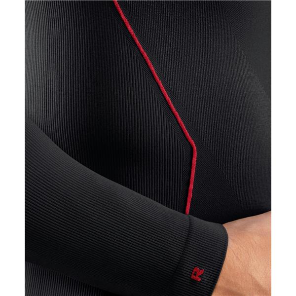 Moška majica W Zip Shirt Tight m black-fuego