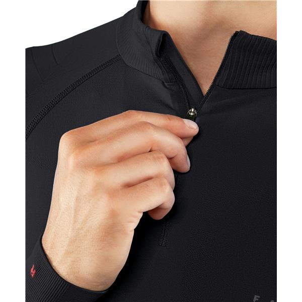Moška majica W Zip Shirt Tight m black-fuego