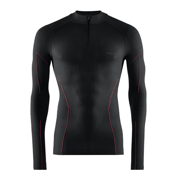 Moška majica W Zip Shirt Tight m black-fuego