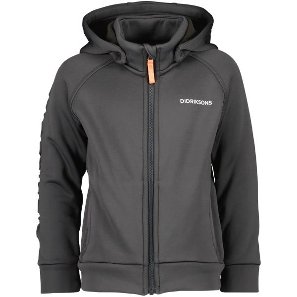 Otroška jopa CORIN KIDS FULLZIP 7 Coal black