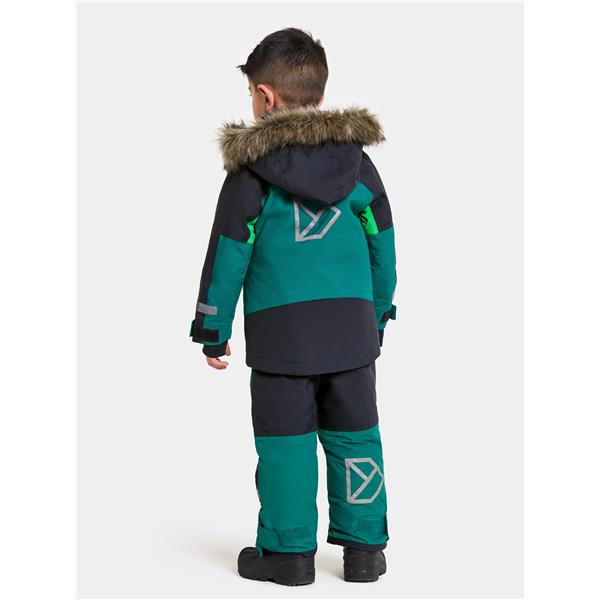 Otroška jakna BJÄRVEN KIDS PARKA 2 Petrol Green