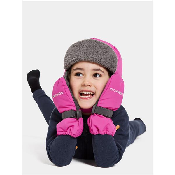 Otroške rokavice BIGGLES ZIP MITTEN 7 Plastic Pink
