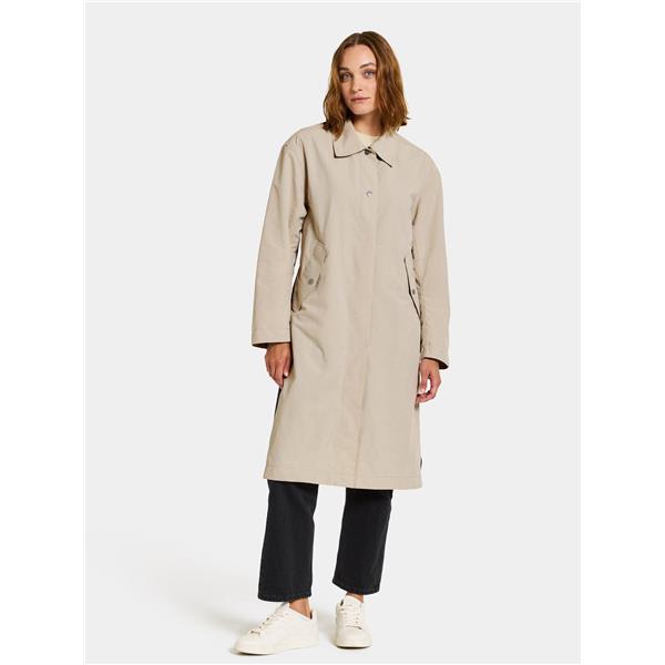 Ženski plašč BONNIE WNS COAT Beige/Dk Blue