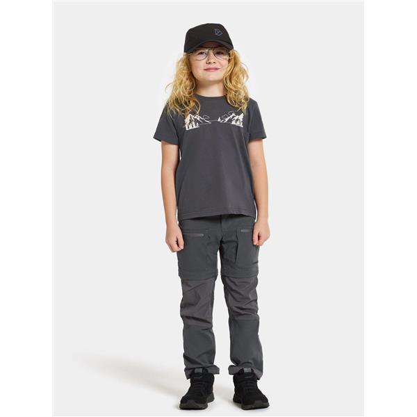 Otroška majica MYNTA KDS T EXP 2 Coal black