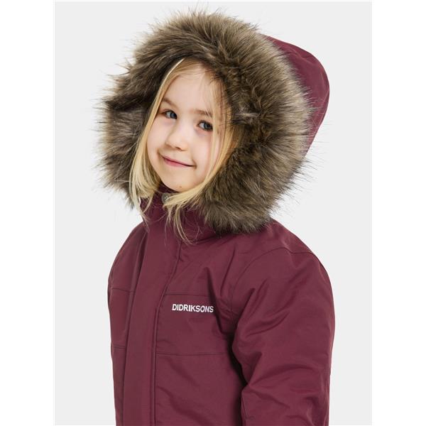 Otroška jakna  BJÄRVEN KIDS PARKA 3 Rusty Wine