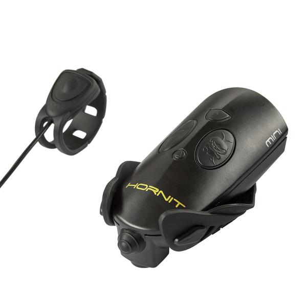 Luč in zvonec za kolo Mini Hornit Black/Black