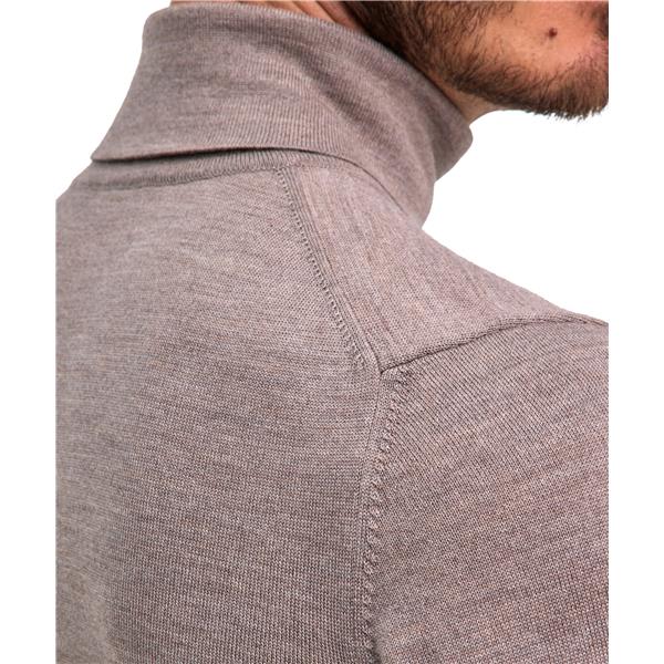 Moški pulover FAV Merino X-Fine Roll Neck m capino mel