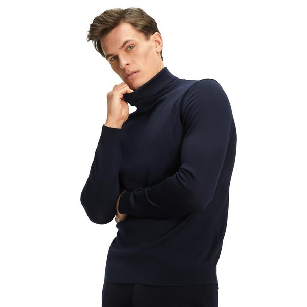 Moški pulover FAV Merino X-Fine Roll Neck m night sky