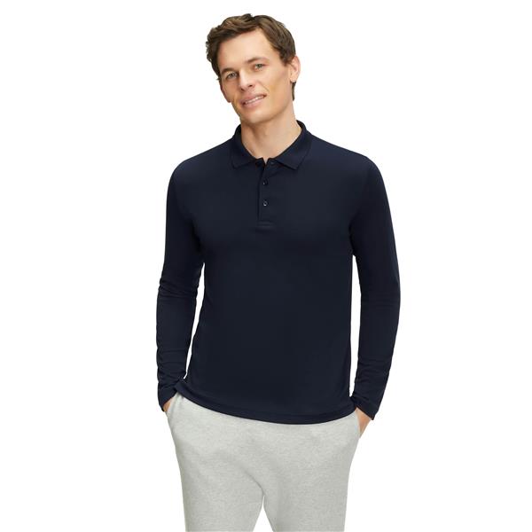 Moška polo majica FAV Pima Interlock Polo LS m space blue