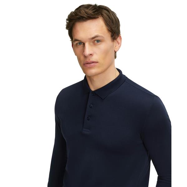 Moška polo majica FAV Pima Interlock Polo LS m space blue