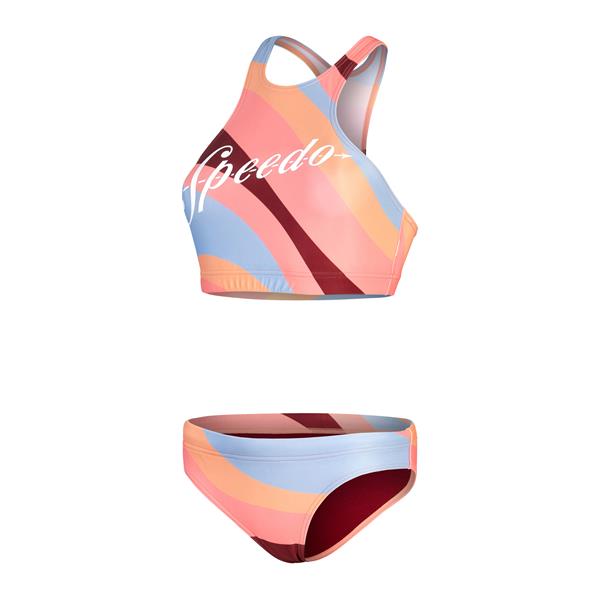 Ženske kopalke LOGO VOLLEY 2PC RED/ORANGE