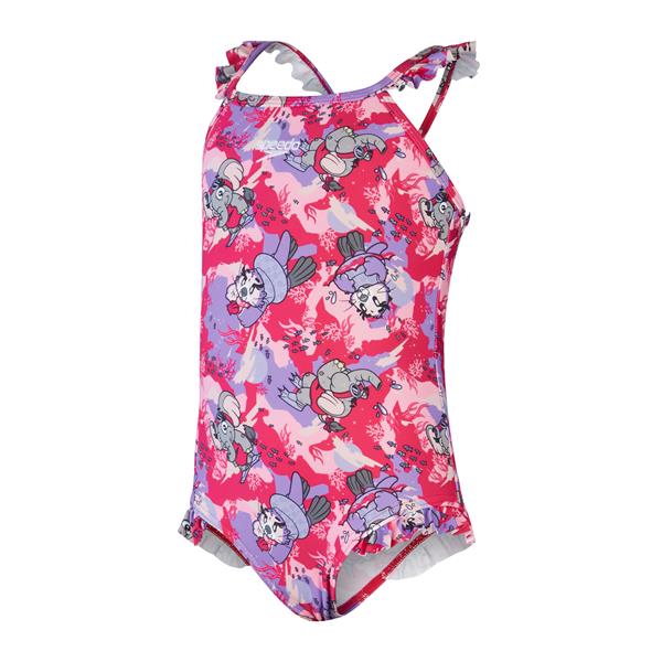 Otroške kopalke LTS DIGI FRILL PINK/PURPLE