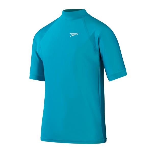 Otroška UV majica SS RASH TOP GREEN/WHITE