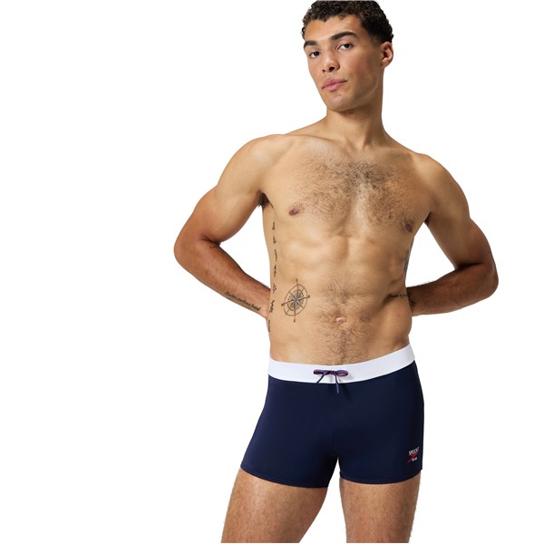 Moške kopalke SOLID SQUARE LEG NAVY