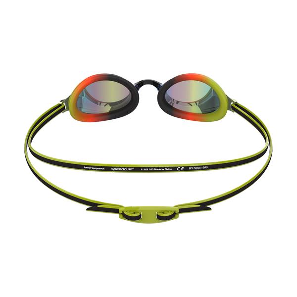 Otroška plavalna očala VENGEANCE BLACK/GREEN