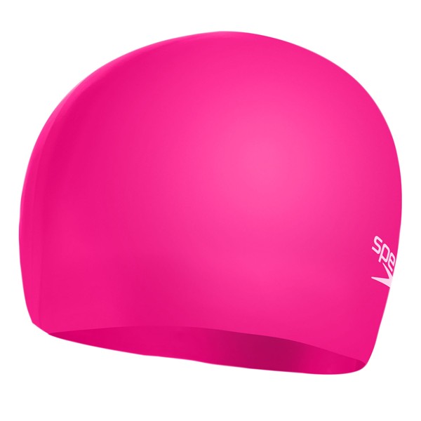 Otroška plavalna kapa MOULDED SILC CAP PINK/PINK