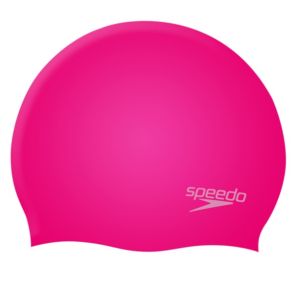 Otroška plavalna kapa MOULDED SILC CAP PINK/PINK