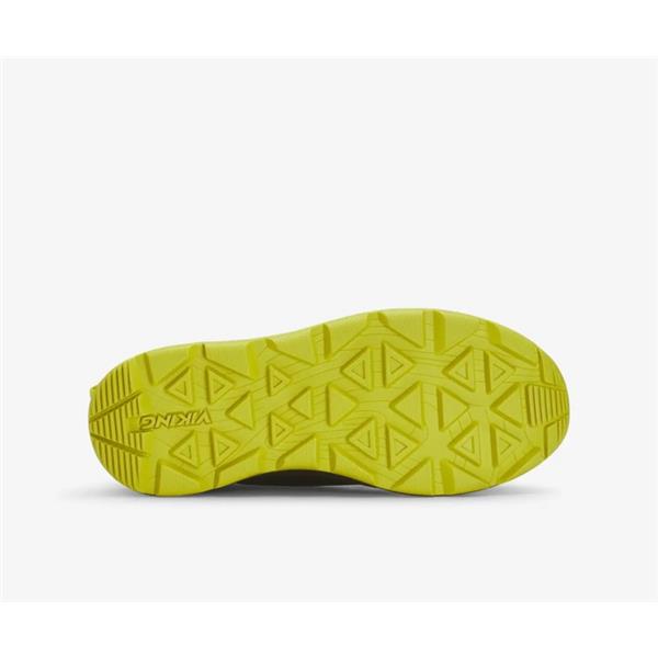 Otroški čevlji Sjur Mid WP Warm Black/Lime