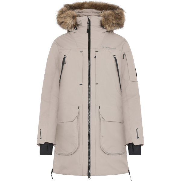 Ženska jakna CERES WNS PARKA 2 Ash Brown