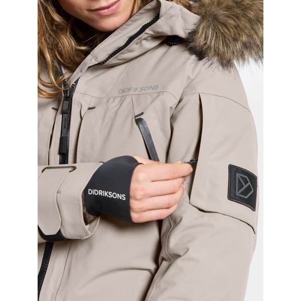 Ženska jakna CERES WNS PARKA 2 Ash Brown