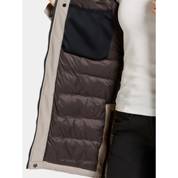 Ženska jakna CERES WNS PARKA 2 Ash Brown