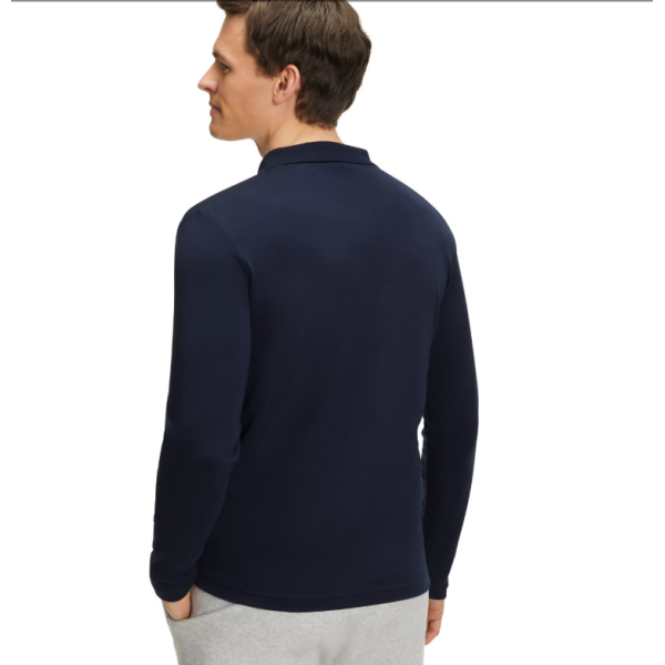 Moška polo majica FAV Pima Interlock Polo LS m fume