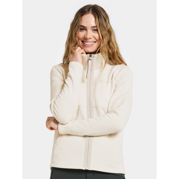 Ženska jopa LEAH FULLZIP White Foam