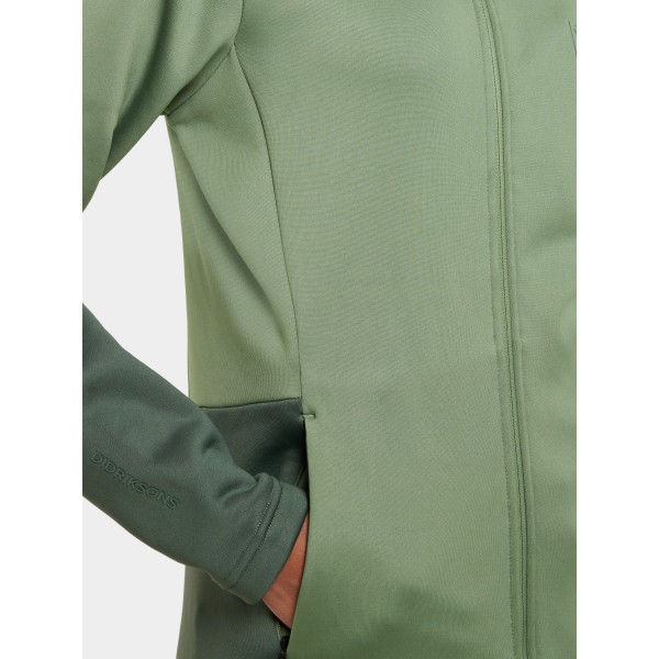 Ženska jopa ROSITA WNS FULLZIP Light Moss