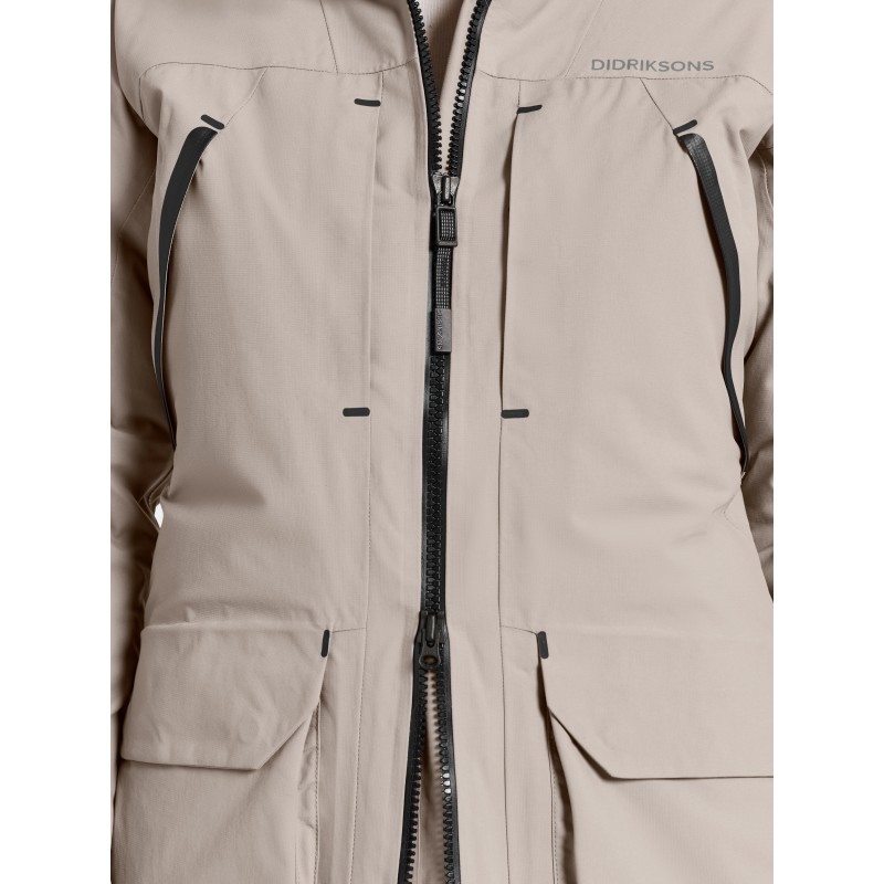 Ženska jakna CERES WNS PARKA 2 Ash Brown