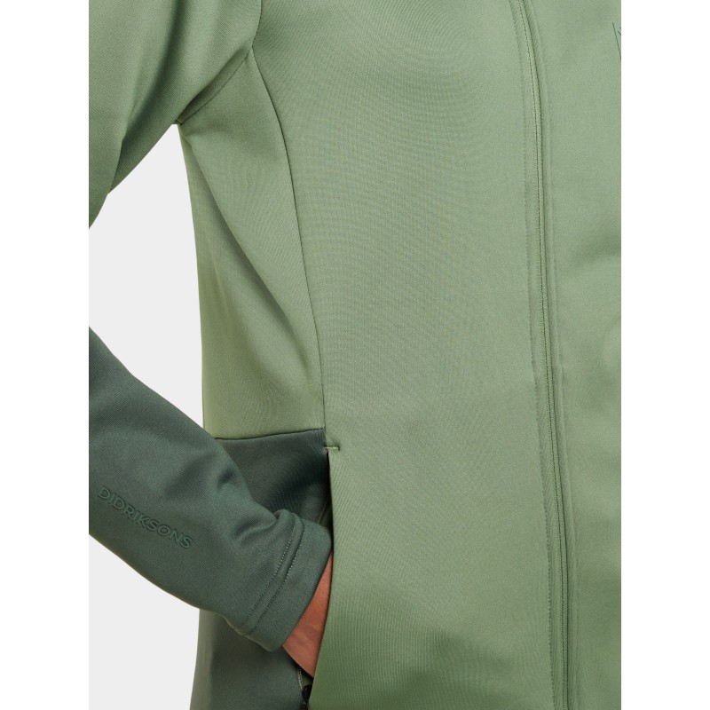 Ženska jopa ROSITA WNS FULLZIP Light Moss